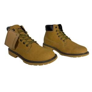 NWT Hi Tec Reznor Boots Men's  Size 9.5 6in Soft toe Tan  Work Chore